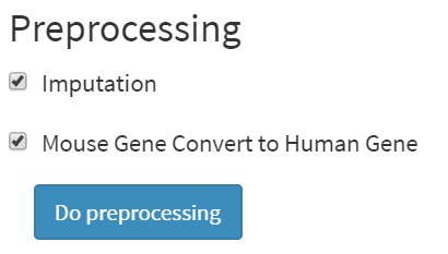 Preprocessing